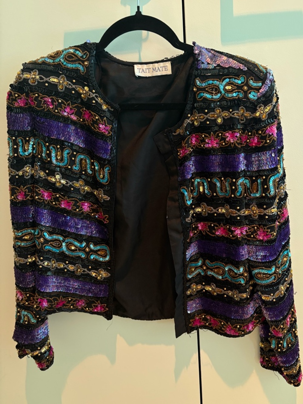 Vintage beaded evening jacket